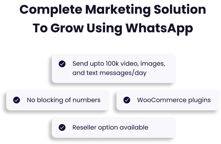 Complete WhatsApp Marketing Solutions